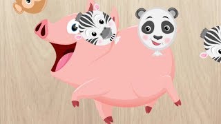 Baby Puzzles Game for Kids (Horse, Cow, Pig, Sheep, Duck, Chicken, Donkey, Dog, Cat, Rabbit)