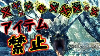 2人で1個のPAD操作＆アイテム禁止縛りのレイギエナがヤバすぎたｗｗｗｗｗ【MHW:IB】