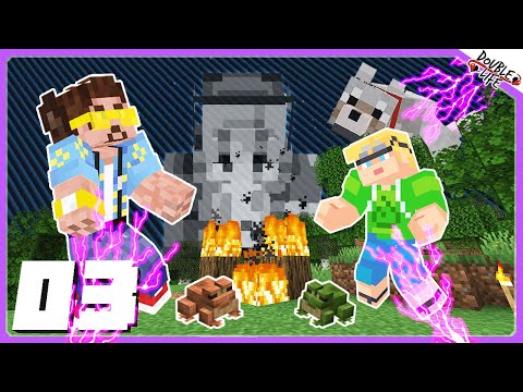 CROAK FROG! PET DOG! BURN LOG! | Double Life SMP | Ep 03