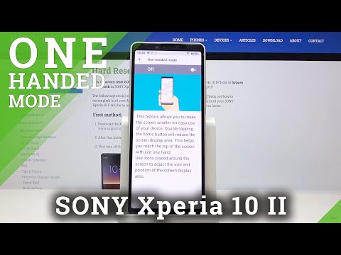 How to Activate One Hand Mode in SONY Xperia 10 II – Minimalize Screen