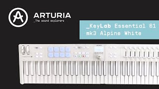 Video thumbnail for UNBOXING | ARTURIA KEYLAB ESSENTIAL MK3 - [ALPINE WHITE] by Gershon Rebong