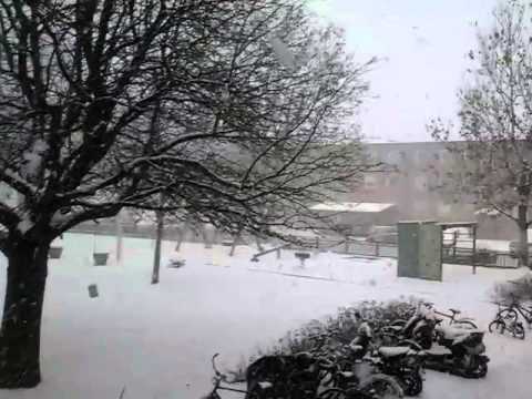 Jag & Karro filmar snöfall