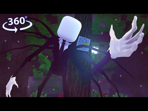 Friend - Slenderman ESCAPE at 3AM in 360° VR! - A Minecraft VR Video