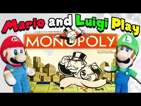 Crazy Mario Bros: Mario and Luigi Play Monopoly!