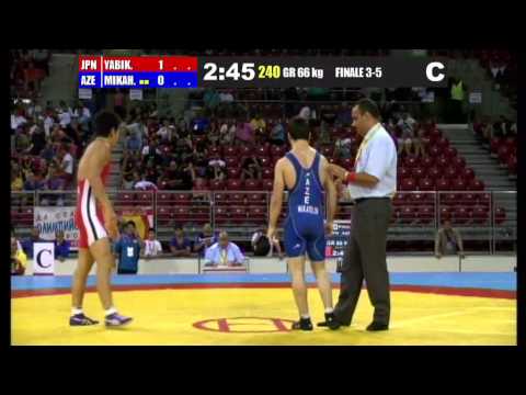WWJC2013 / Ruhin Mikayilov - Shohey Yabiku (JPN) - GR 66 kg - bronze medal match