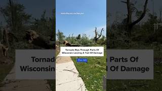 Tornado near Menasha, Appleton, Wisconsin leaves behind a trail of damage