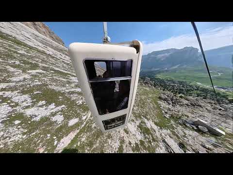 Gondellift Forcella Sassolungo - eine der ungewöhnlichsten Seilbahnen Südtirols