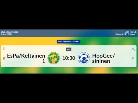 EsPa 2010 K1 vs HooGee Sininen