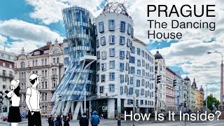 4K Prag 🇨🇿: Das Tanzende Haus – wie sieht es innen aus?