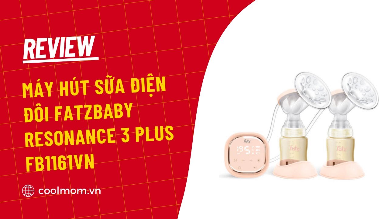 Máy hút sữa điện đôi Fatzbaby Resonance 3 Plus FB1161VN