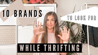 10 Fast Selling Brands to Look For While Thrifting to Sell For Profit on Poshmark & eBay