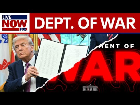 Video | War Department: President Trump renames the Department of Defense
