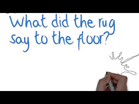 YouTube video about: What did the rug say to the floor?