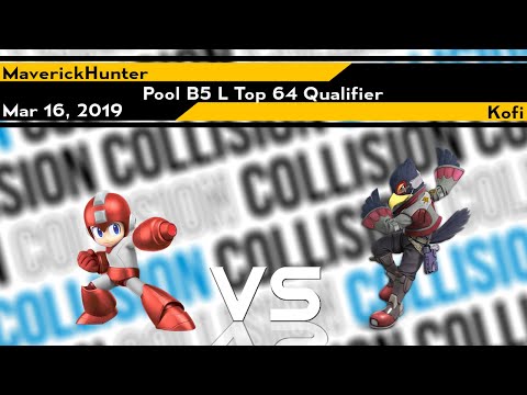 Collision 2019 - Maverick Hunter (Mega Man) vs Kofi (Falco) - Pool B5 L Top 64 Qual