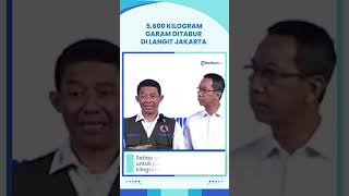 5.600 Kilogram Garam Ditabur di Langit Jakarta dan Jawa Barat untuk Modifikasi Cuaca