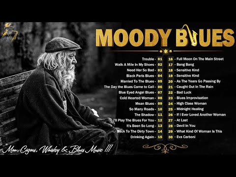 [ 𝐌𝐎𝐎𝐃𝐘 𝐁𝐋𝐔𝐄𝐒 ] Moody Blues Songs For You - A Five Hour Long Compilation - Emotional Blues Music