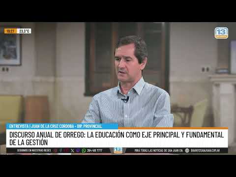 Juan de la Cruz Córdoba opinó sobre el discurso anual del gobernador Marcelo Orrego
