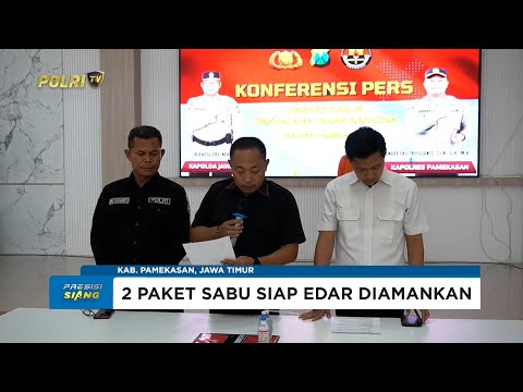SATNARKOBA PAMEKASAN AMANKAN PENGEDAR SABU DI KADUR