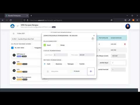 Tutorial Transaksi Pembayaran Tunggakan Sekolah