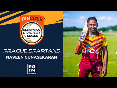 POTM: N.Gunasekaran - PRS vs BRN | Highlights | FanCode ECS , Czech Republic 2022 Day 11 | ECS22.284