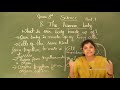 CBSE 3 SCIENCE THE HUMAN BODY PART 1