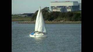 preview picture of video 'Shore View of Picking Up my Glasson Mooring'