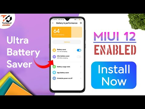MIUI 12|Ultra Power Saving Mode Enabled | In Any Xioami Devices | New Update