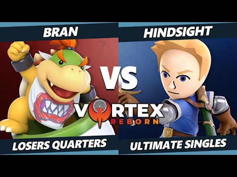 Vortex Legends 16 Losers Quarters - bran (Bowser Jr) Vs. Hindsight (Mii Swordfighter) SSBU Ultimate