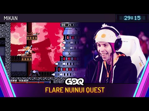 Flare Nuinui Quest - Flare (All Bosses, True End) (AGDQ 2026)