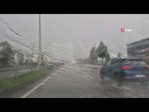 Bartın'da beklenen yağış başladı ⛈️☔️