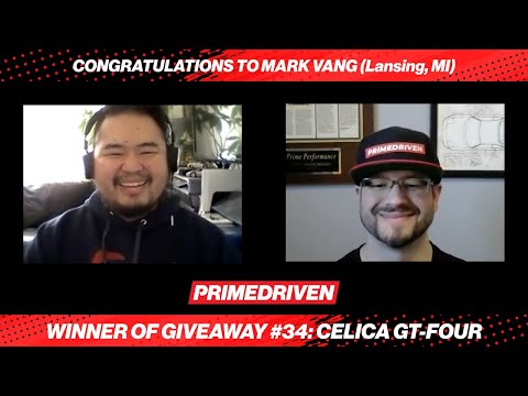 PrimeDriven Giveaway #34 Winner