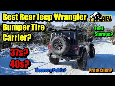 AEV Rear Bumper & RX Tire Carrier Installation: Premium Jeep JL Wrangler Protection