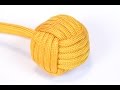 Make a 1" Monkey Fist With Survival Paracord ...