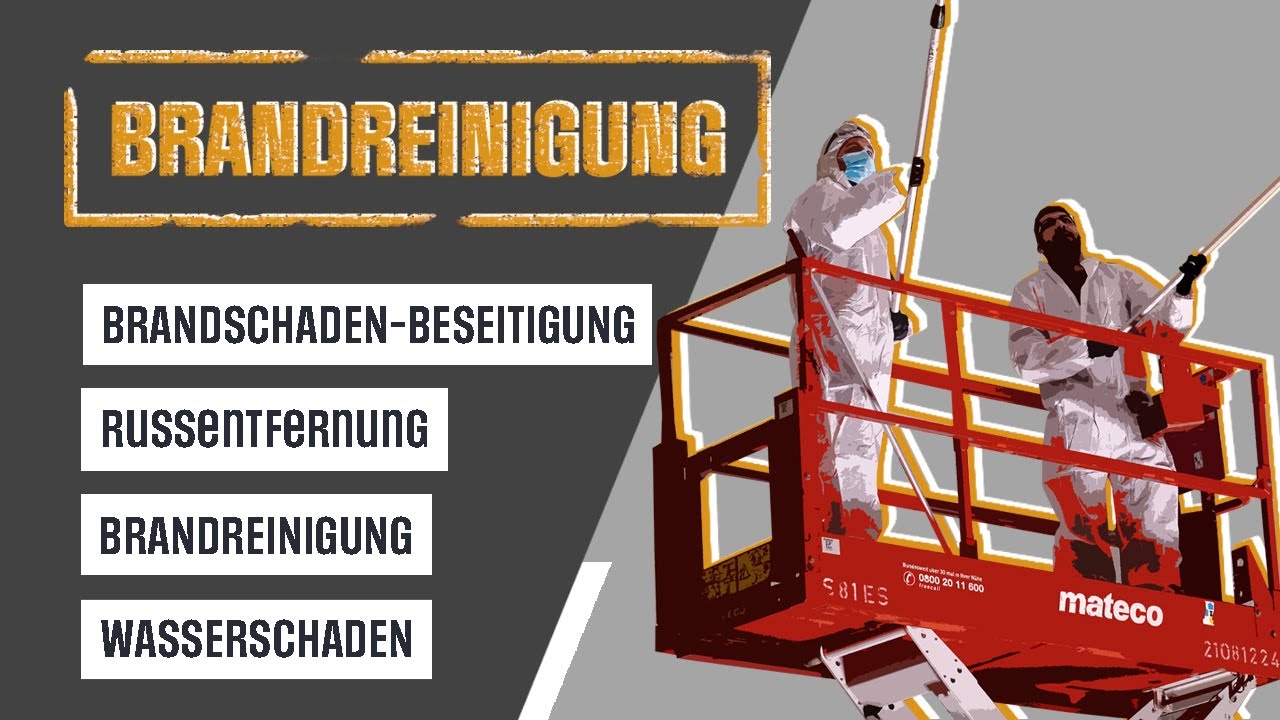 Reinigung nach Brandschaden und Wasserschaden – schnelle Hilfe im Notfall