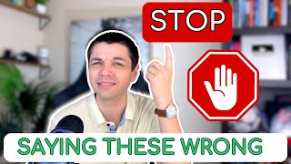 Stop Saying These 10 English Words WRONG! 😳