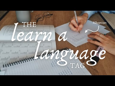 LANGUAGE LEARNING X BOOKS | Learn a Language Tag | Learning Albanian in Prishtina