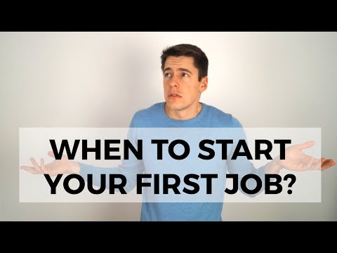 The perfect time to start working. Period.