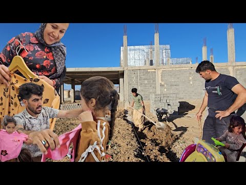 Nomadic Life: Caring for a nomadic family❣️A day for a nomadic wife and children 🧒