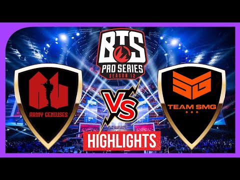 Team SMG vs Army Geniuses GAME 1 - BTS Pro Series 12 / HIGHLIGHTS /