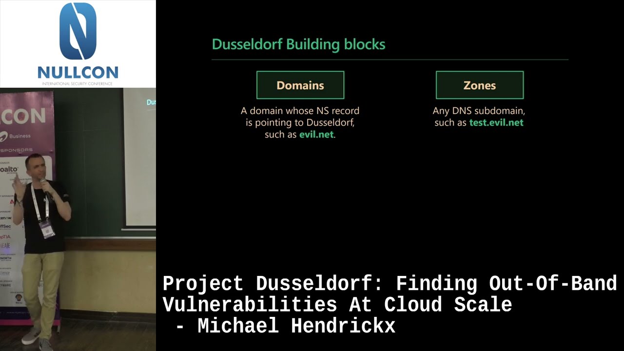 Nullcon Goa 2025: Project Dusseldorf: Finding Out-Of-Band Vulnerabilities At Cloud Scale - Michael