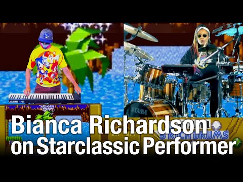 Bianca Richardson on Starclassic Performer Maple/Birch