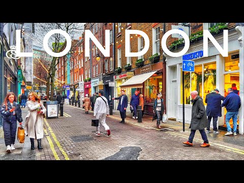 Central London City Walk | Walking London West End | Covent Garden London Walking Tour [4K HDR]