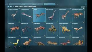 Jurassic World Evolution 2 - Everything unlocked - How to get all 84 Dinos for Sandbox