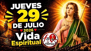 Vida Espiritual 29 de Julio - Santa Marta