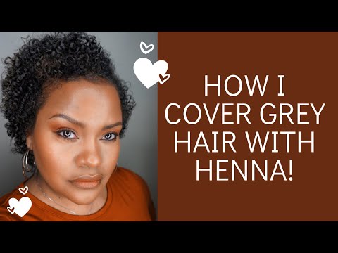 DIY | HENNA FOR GREY HAIR - How to cover or dye grey...