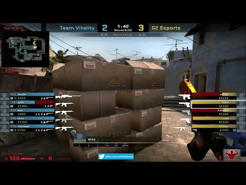 NiKo CS:GO POV (G2)(27-19) vs Vitality / mirage / ESL Pro League Season 13