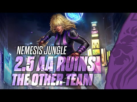 2.5 AUTO ATTACK SPEED RUINS THE OTHER TEAM - NEMESIS JUNGLE