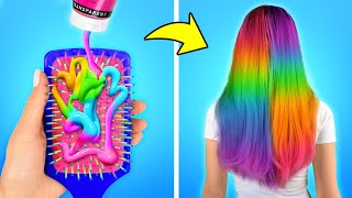 Incredible Beauty Hacks For School || 11 Fun DIY School Supplies! || Cute Doll Crafts 💖