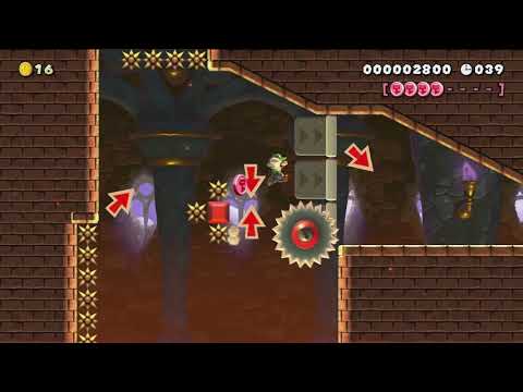 Hallway Hustle (Very Hard) - Clear Video - Mario Maker 2