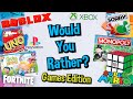 Would You Rather? Workout! (Games Edition) ROBLOX and Fortnite Family Fitness Activity - Brain Break